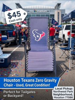 Houston Texans Zero Gravity Recliner Chair