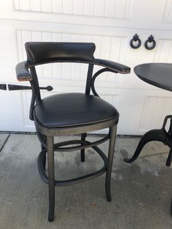 Pottery Barn tall table with chairs