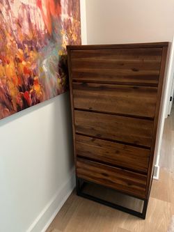 West Elm Logan 5-Drawer Dresser in Natural