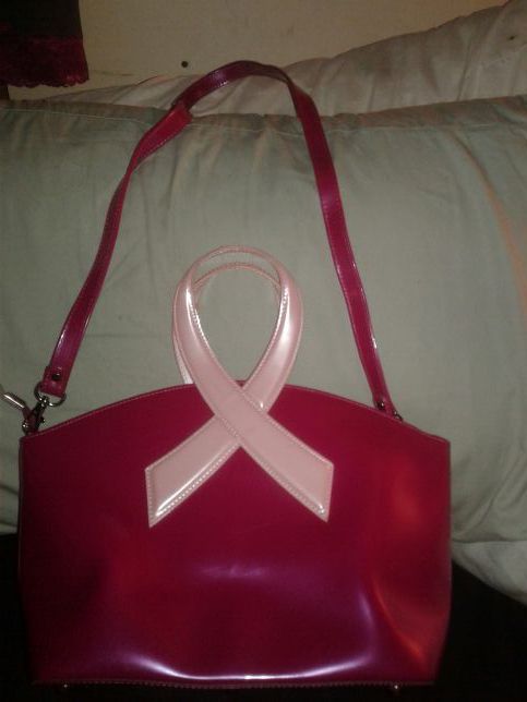 Beijo Breast Cancer Awareness Pink Ribbon Crossbody Purse