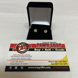 14KWG 0.80CTW Diamond Stud Earrings 