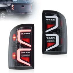 VLAND LED Tail lights For GMC Sierra 1(contact info removed)HD 3500HD 2014-2018 Rear lamps Assembly