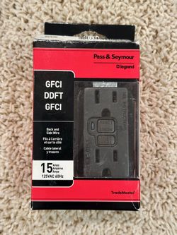 Pass & Seymour Legrand 15-Amp 120V GFCI Outlet Receptacles 1595-CC10 (No Plate)