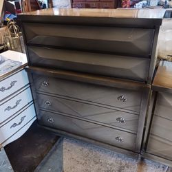 Mid-century Dresser And Chest