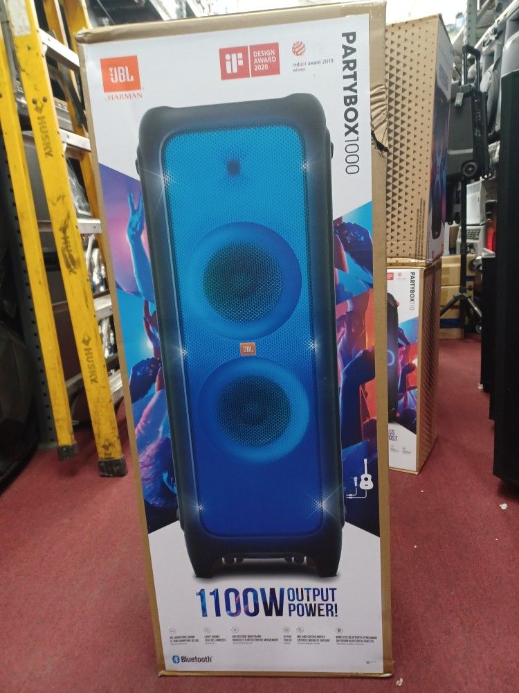 JBL Partybox 1000. Brand New SEALED. Rechargeable Battery
