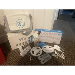 Wii Game System And Accessories 