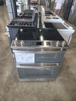 GE 30inches Slide in Electric Convection Double Oven Range
