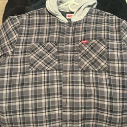 Wrangler Flannel Quilt Jacket XL 
