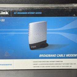 D-Link DCM-202 Broadband Modem (WMM83060) NEW SEALED