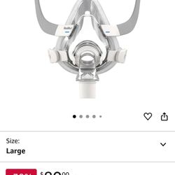 ResMed AirTouch F20 Frame System - Replacement Frame System with Full-Face Mask & Elbow - Premium CPAP Gear - Headgear Not Included - Large