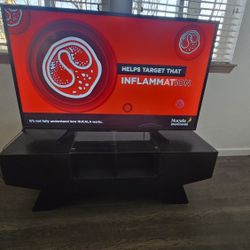 49” TV + Modern TV Stand – Roku Ready Smart Setup