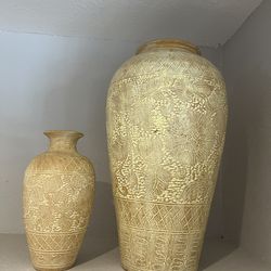 Set Of Two Decorative Vases