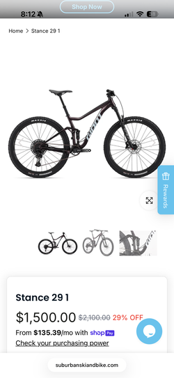 2022 giant stance L 29ers