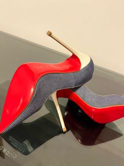Denim Christian loubotin size 5