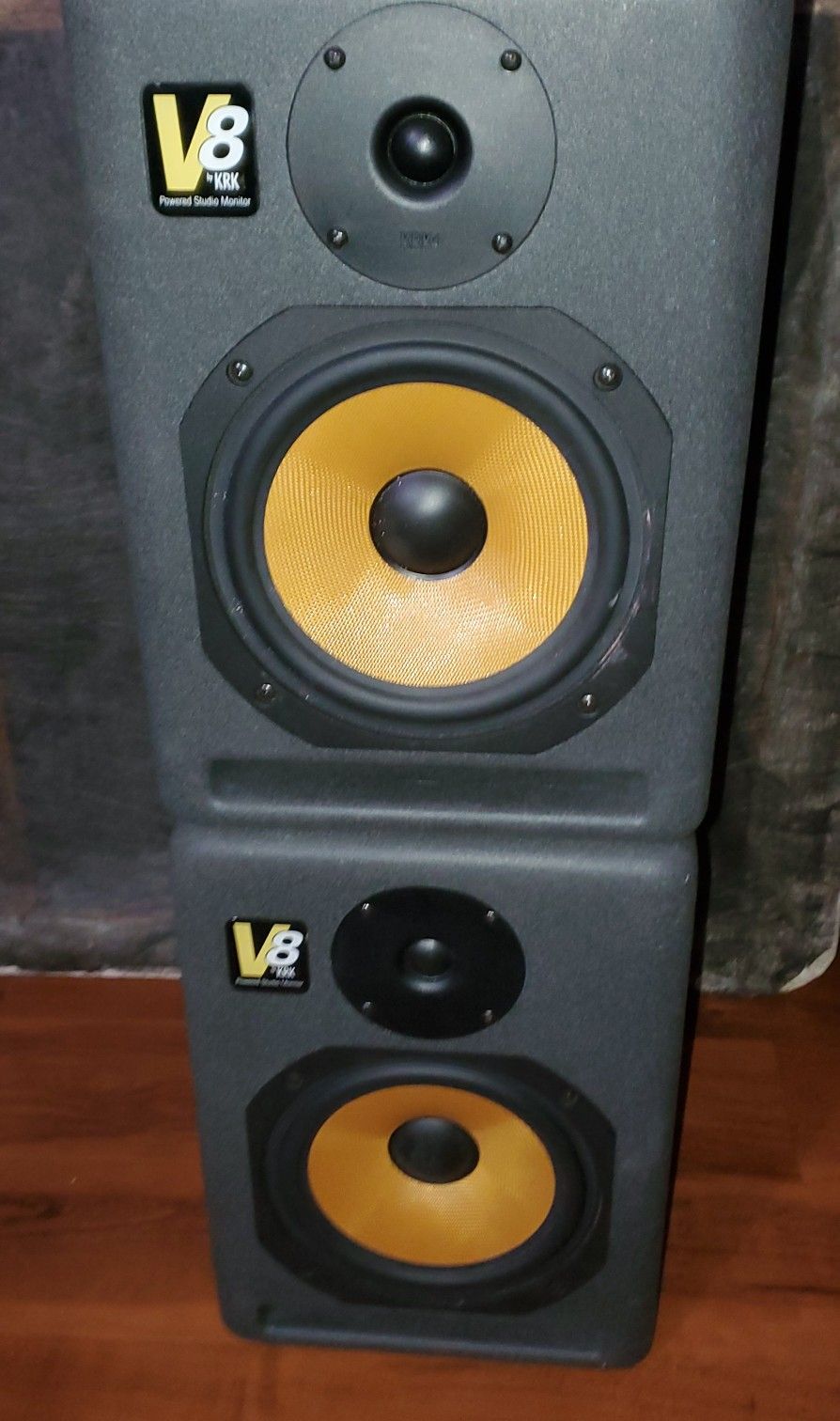 V8 by KRK Bi-Amplified Studio Monitor