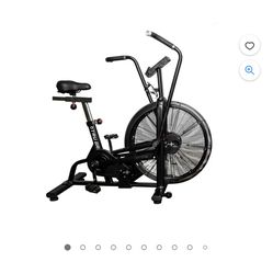 Tru Grit Fitness Air Exercise Stationary Bike with Manual Fan