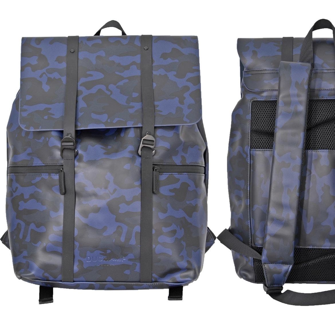 Duchamp Foldover Rubberized Backpack