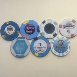 Las Vegas Casino Chip Collection ($12 for all)