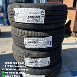 205/55/16 Nexen N5000 New Set of Tires Installed and Balanced Set de Llantas Nuevas Instaladas y Balanceadas