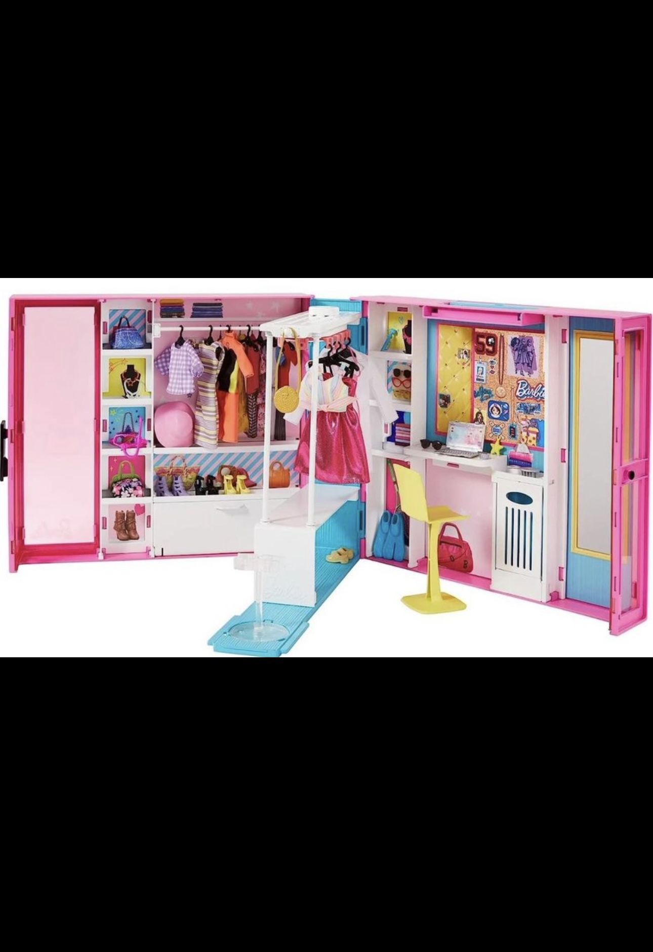 Barbie Dream Closet Fashion Ware Drobe with a Barbie