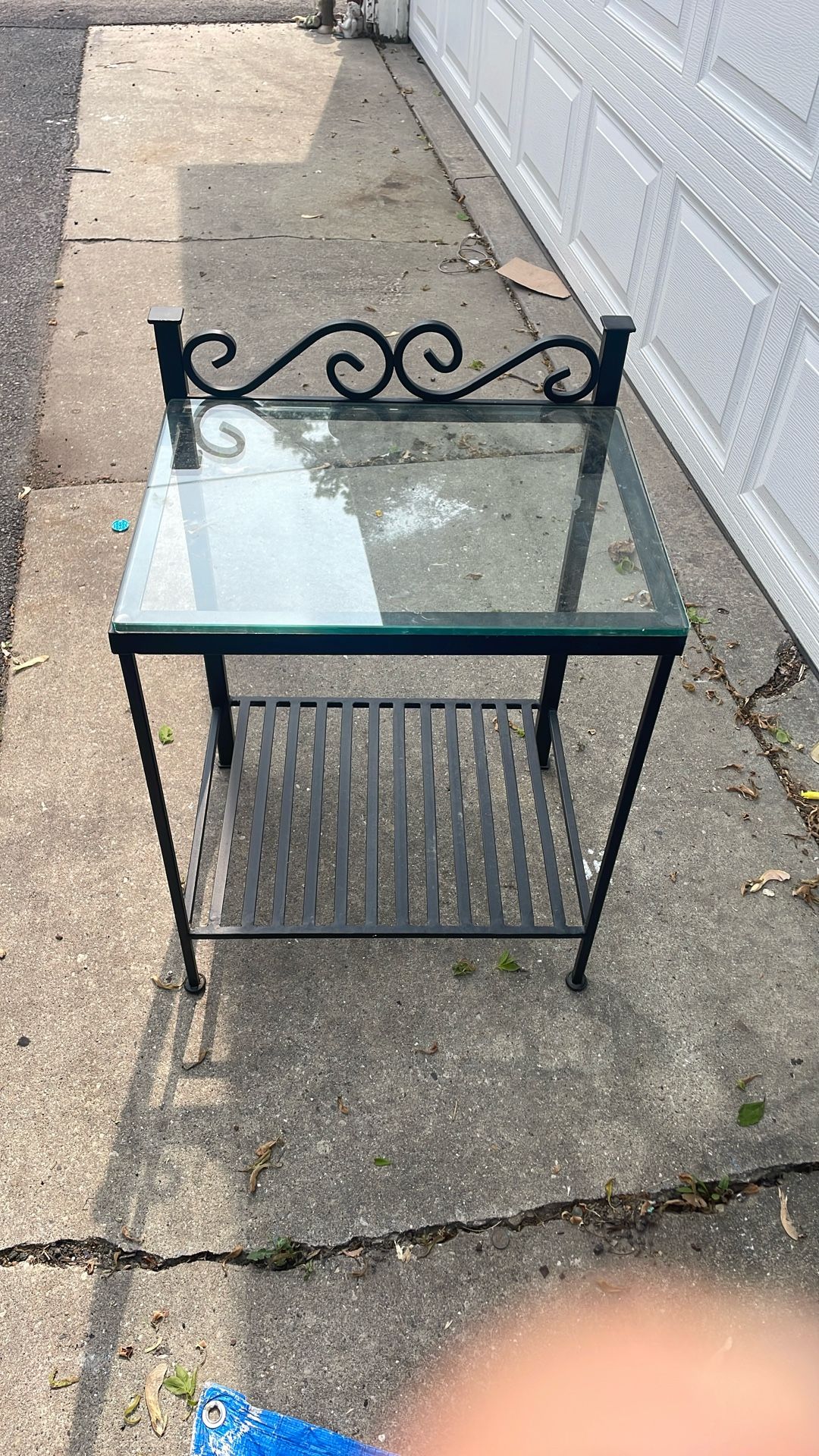 Glass End Table/ Stand