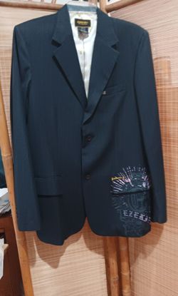 Mens Vintage Ezekiel Black Label Edition Blazer