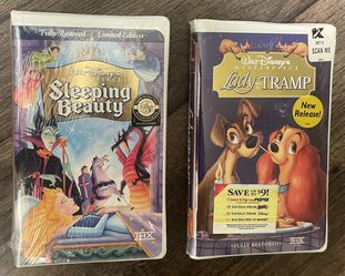 Classic Disney VHS Tapes - Brand New Unsealed