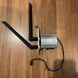Wifi 6 + BT Wireless Pcie x1 adapter (dual band attenae)