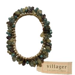 Beaded Stretch Bracelet Villager By Liz Claiborne NWT 