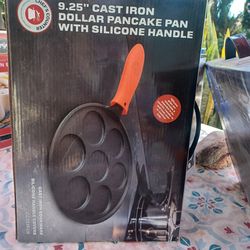 Dollar pancake pan 9.25 cast iron Chef's Counter