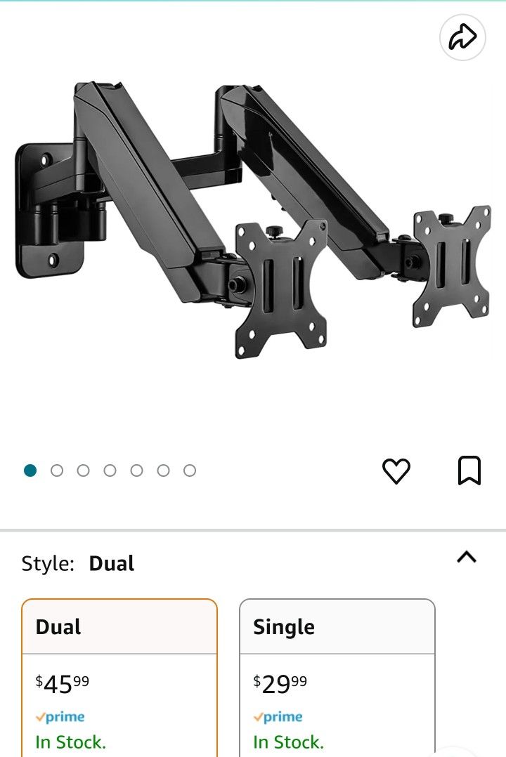 Dual Monitor Wall Mount