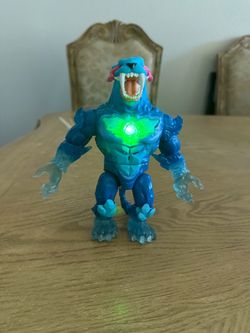 Blue Monster Action Figure with Light-Up Chest