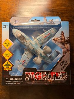 Fighter Air Force Die Cast Metal Toy Plane
