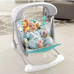 Fisher-Price Colourful Carnival Musical Take-Along Swing & Seat Soothing Baby 