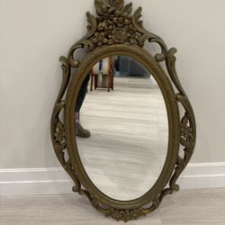 Antique Oval Mirror