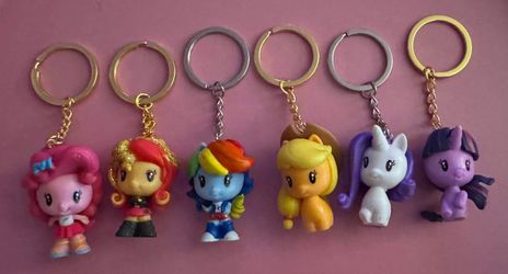 My little pony keychains