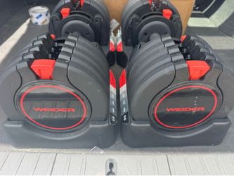 Weider  55 pounds adjustable dumbbells