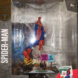 McFarlane Toys Gold Label Marvel Legends Spiderman Collectible Figure #68