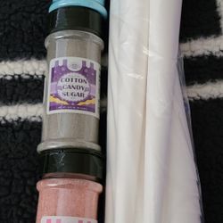 Flossing sugar to make cotton candy used a tbsp of each comes with the cones $20