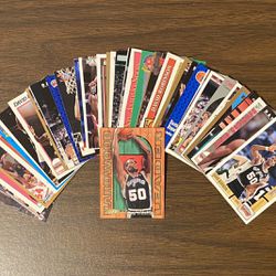 LOT OF 50 DIFFERENT DAVID ROBINSON BASKETBALL CARDS NO DUPS x 50 SAN ANTONIO SPURS “THE ADMIRAL”