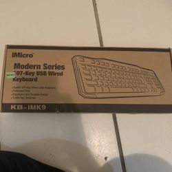 iMicro Moser Series 107-Key USB Wired Keyboard