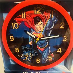 Superman Wall Clock ( New )