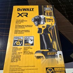 Dewalt 20v Impact Driver Brushless XR 3speed Brand New 