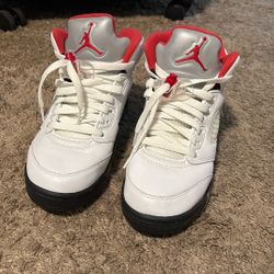 JORDAN 5’s FIRE RED 