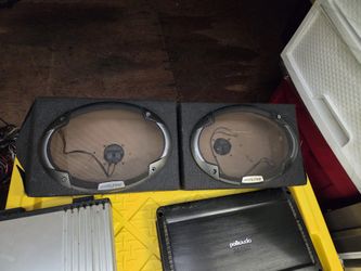 Pair of 6x9 speakers boxes 