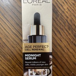 NWT L’ OREAL Age Perfect Cell Renewal Midnight Serum
