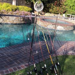 SEVEN (7) Fishing Rods and Reels(Shimano,Daiwa and more)