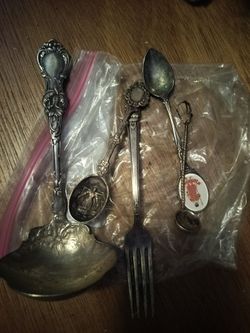 Vintage silver plated silverware