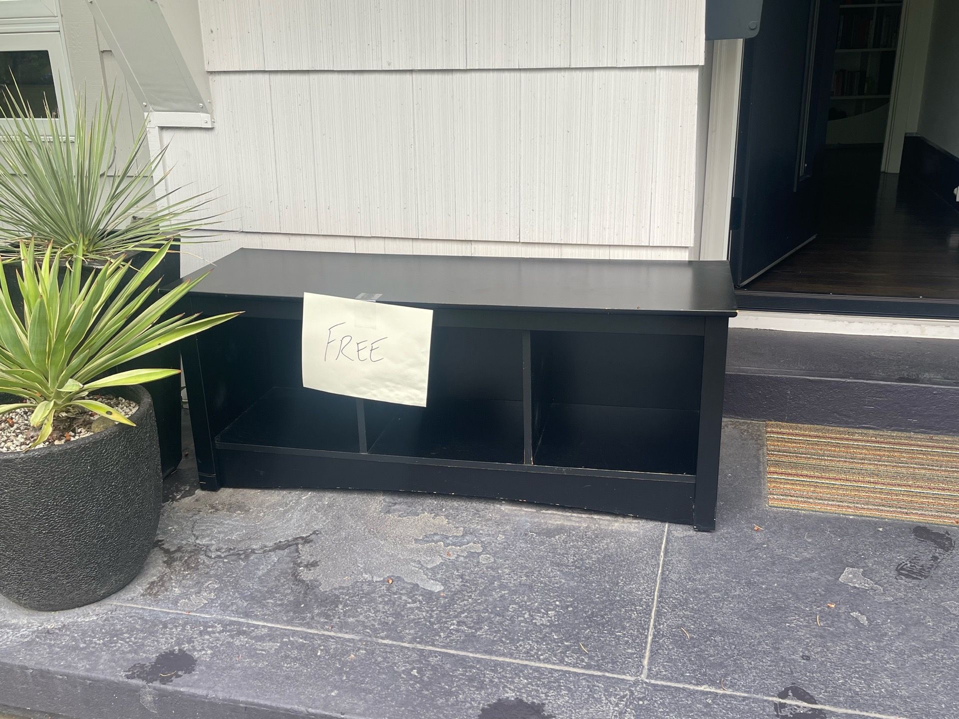 Free Bench bookcase