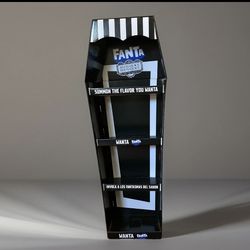 Fanta Beetlejuice Movie Coffin Display Rack – Rare Retail Promo Shelf Stand